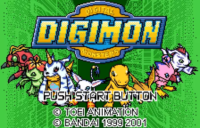 ROM Digimon Digital Monsters - Anode & Cathode Tamer - Veedramon Version